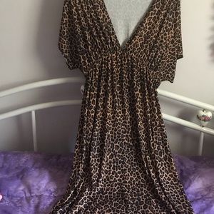Animal print dress